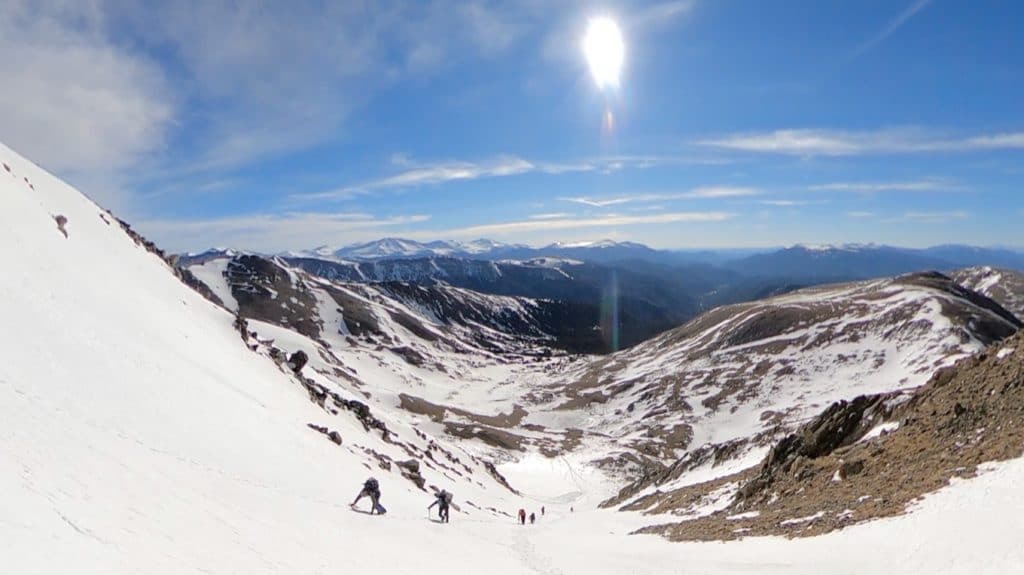 Whale Peak via Whale's Tail Couloir Hike Pictures