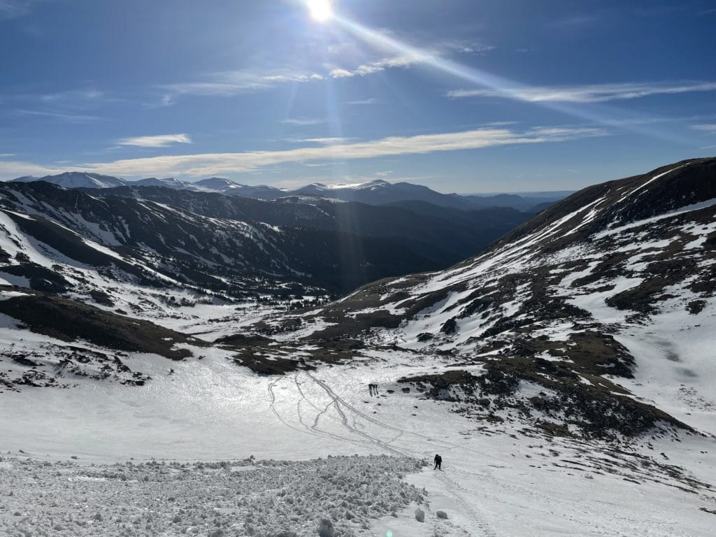 Whale Peak via Whale's Tail Couloir Hike Pictures