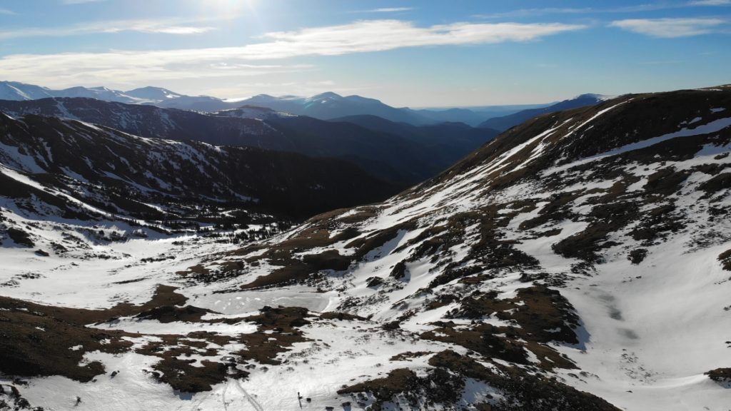 Whale Peak via Whale's Tail Couloir Hike Pictures