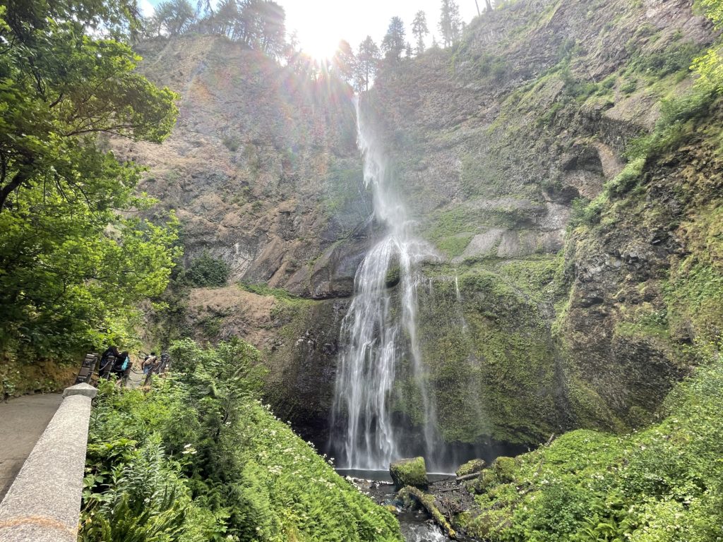 Wahkeena Falls & Multnomah Falls Loop Hike Pictures